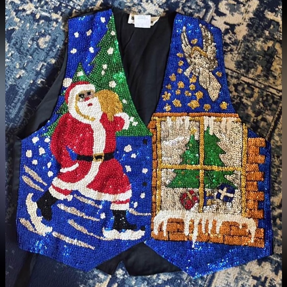 Vintage Christmas Vest